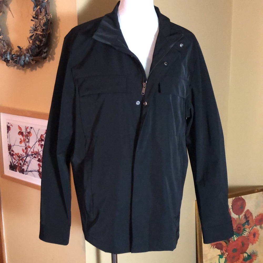 THEORY Size XL Yost N’ Fuel Zip & SnapFront Jacket Classic contemporary … - Picture 3 of 16